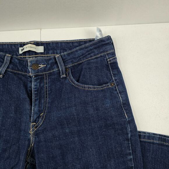 Levi's 518‎ too superlow boot cut jeans blue 11m 30x32 denim 5335 - Picture 2 of 12